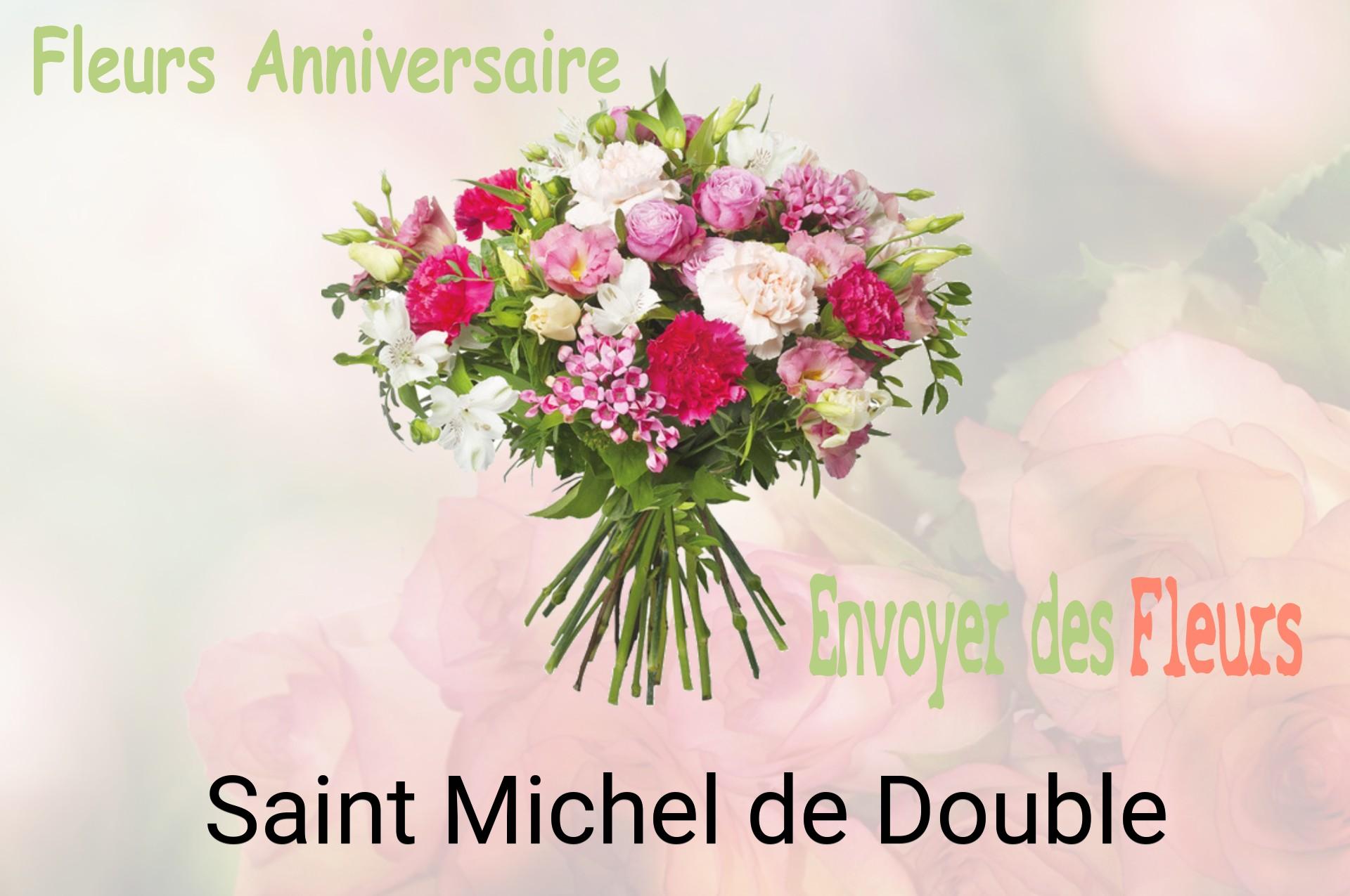 Bouquet de fleurs d’anniversaire livré à Saint-Michel-de-Double