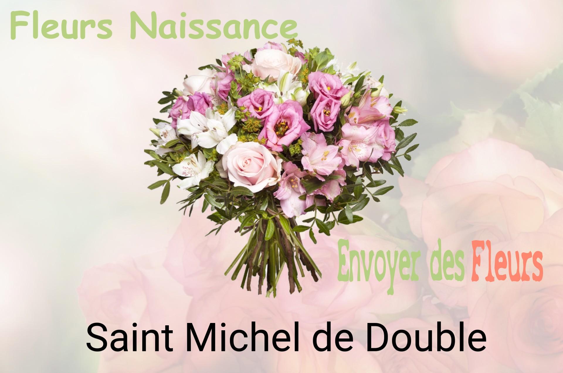 Bouquet de fleurs de naissance livré à Saint-Michel-de-Double
